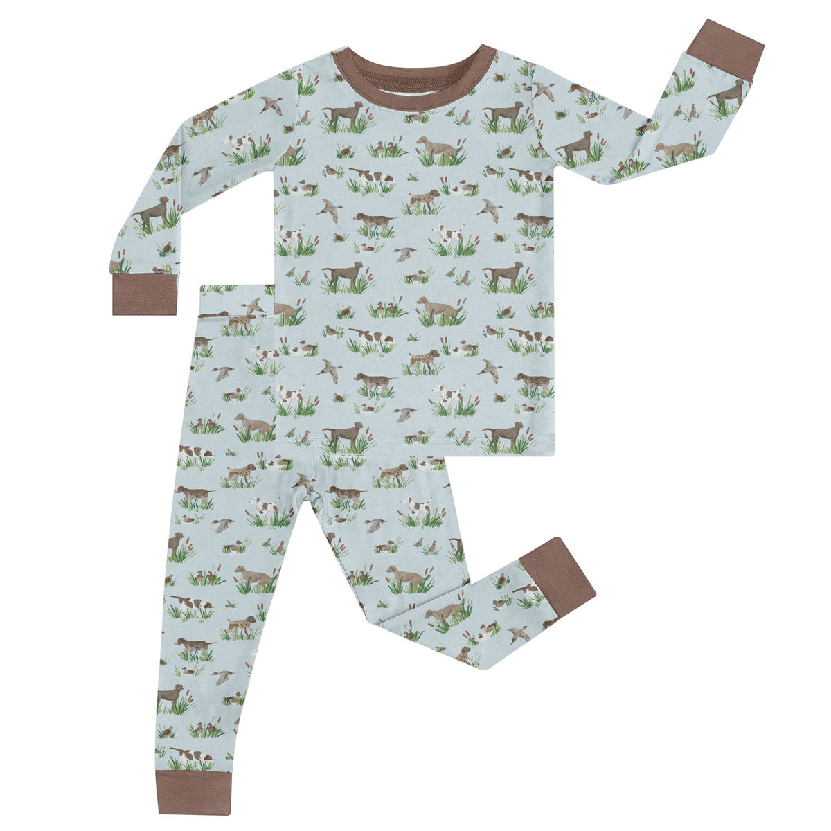 Delta Bird Hunting Dogs Pajama Set
