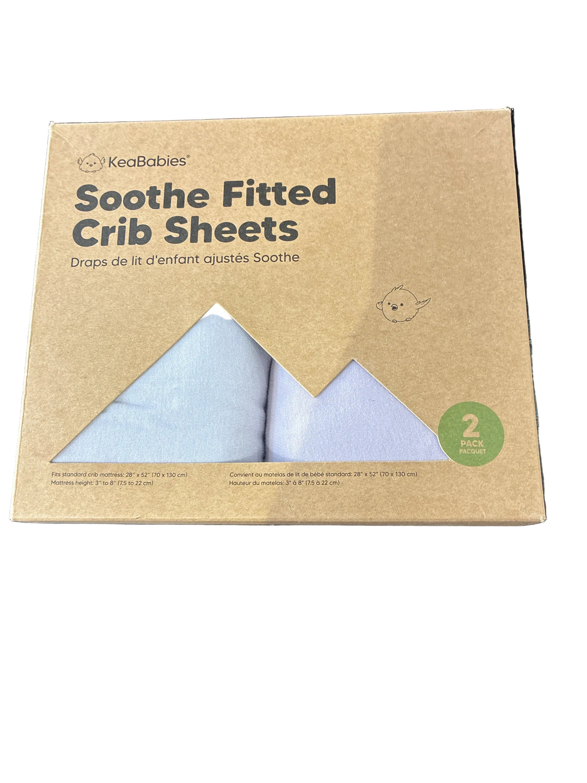 Soothe Fitted crib sheets