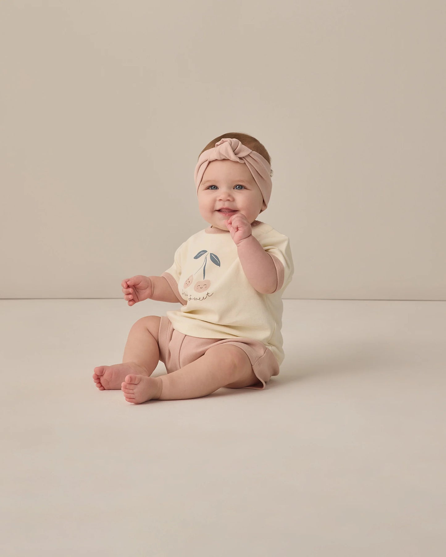 Cherry Ringer Tee and short set