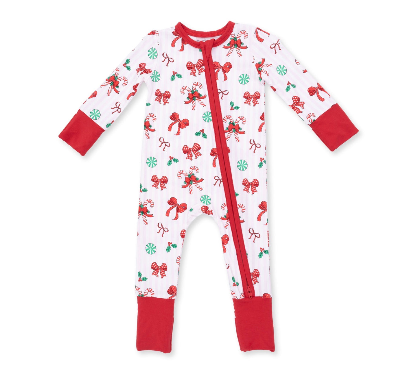 Bows & Candy Canes Convertible Romper