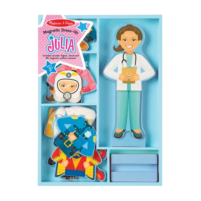 Magnetic pretend play occupations