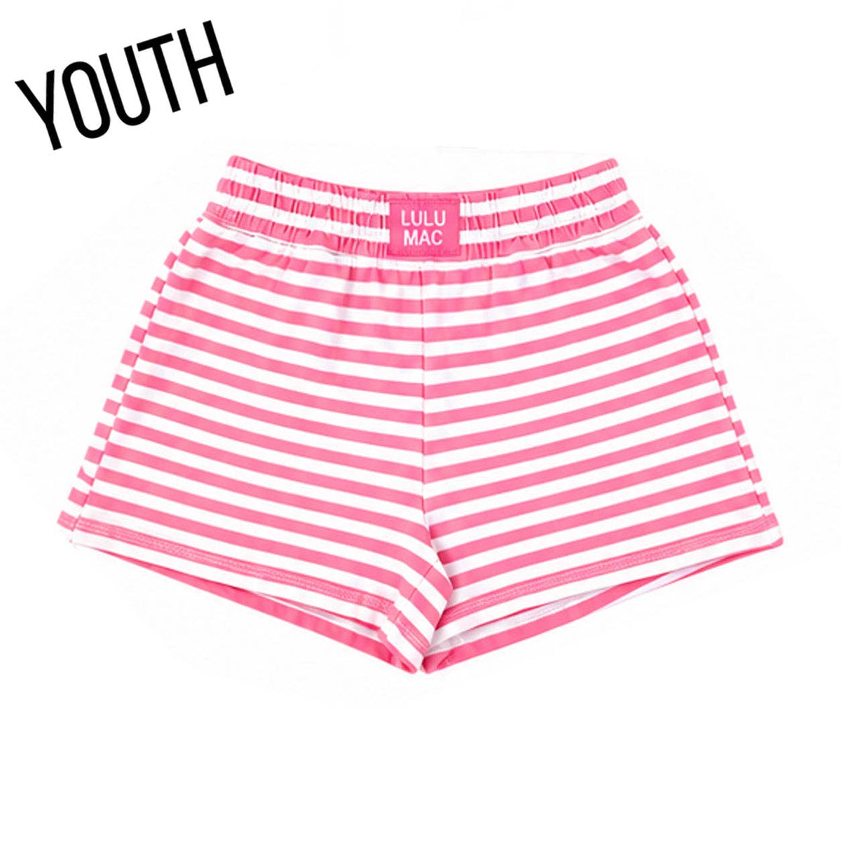 MONOCHROME PATCH YOUTH SHORT-NEON PINK