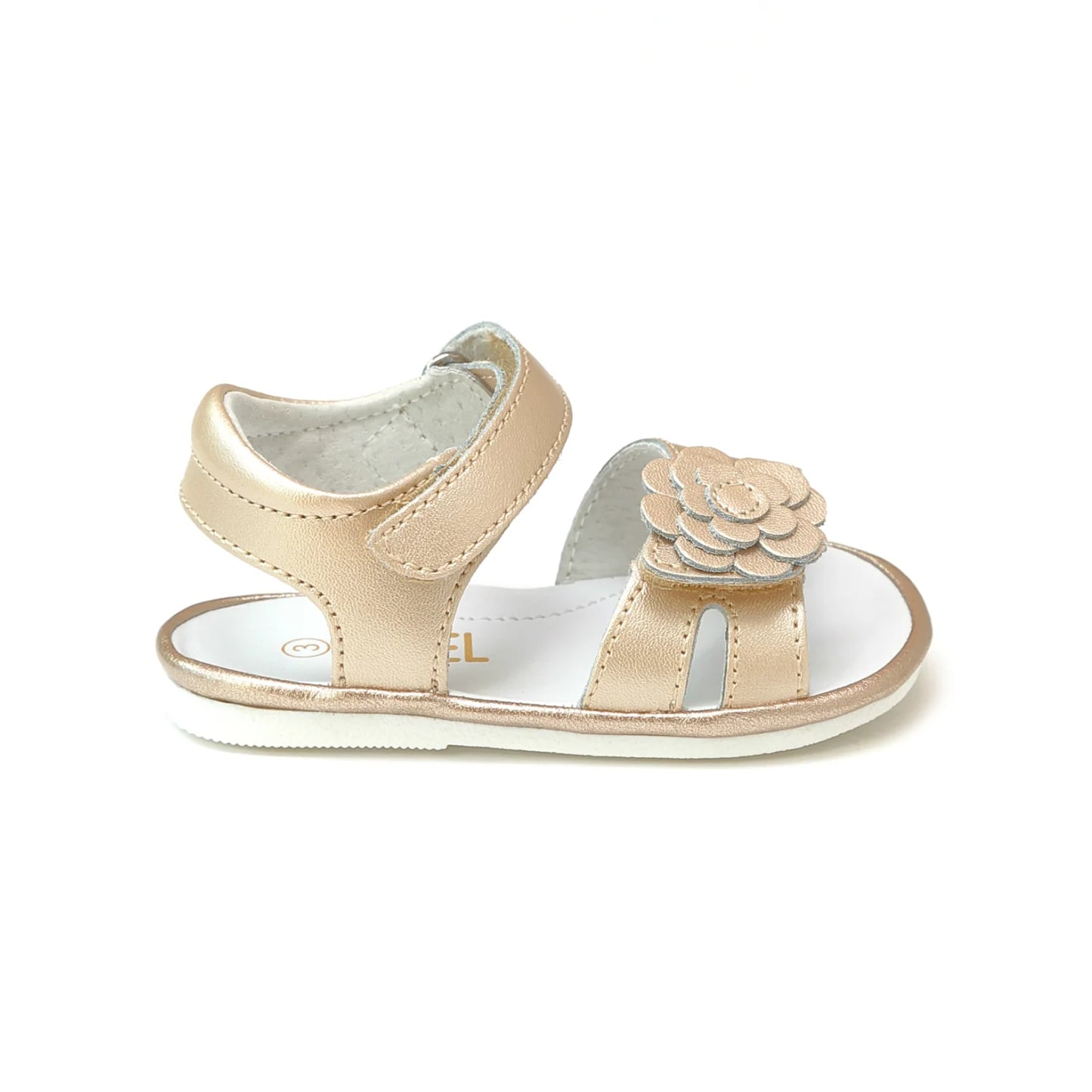 Champagne Mila Flower Cutout Sandal