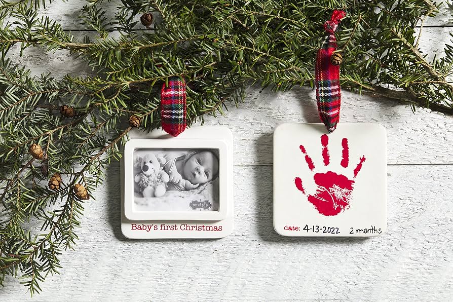 First X-mas Handprint Ornament
