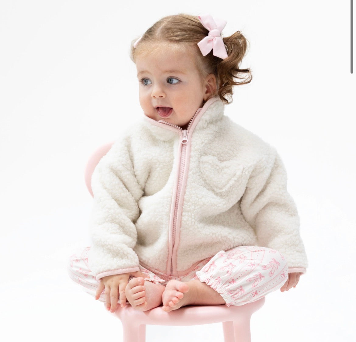 Sherpa Jacket With Heart Pockets