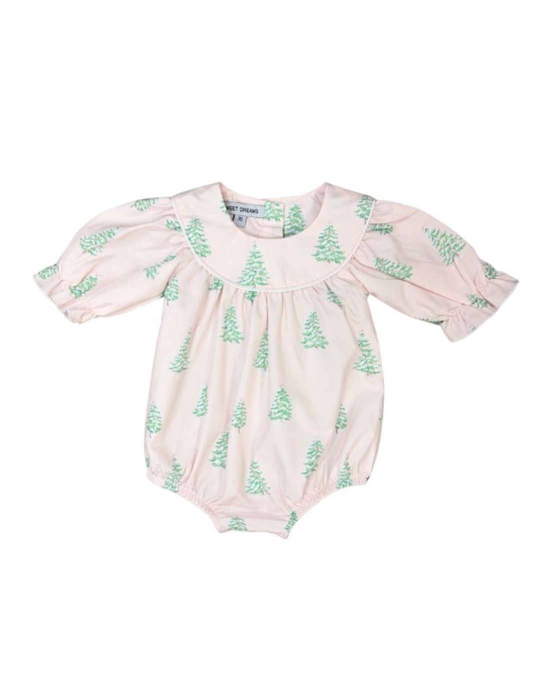 Christmas Tree Print Pink Bubble