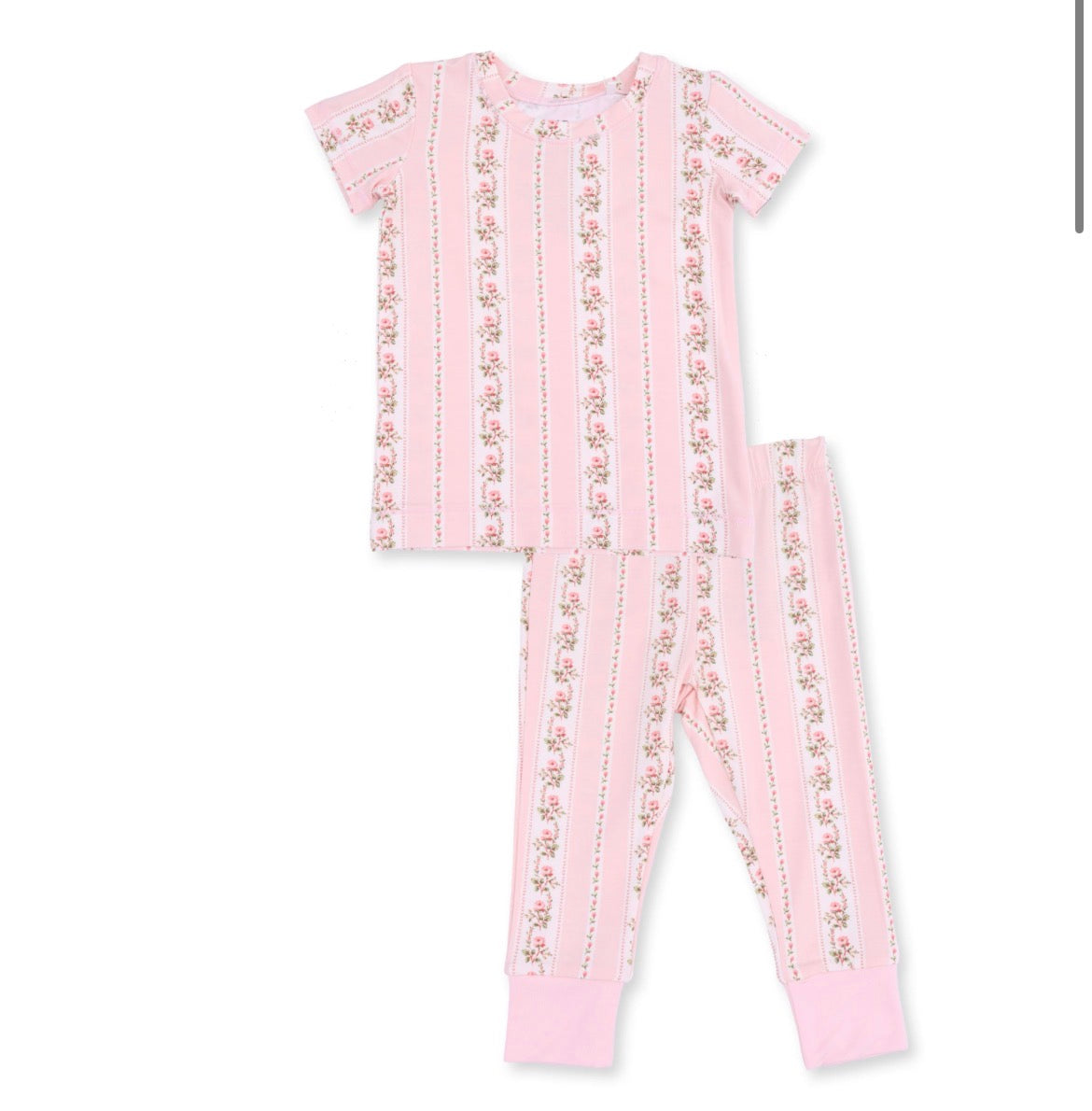 Antoinette Stripe Short Sleeve Loungewear Set