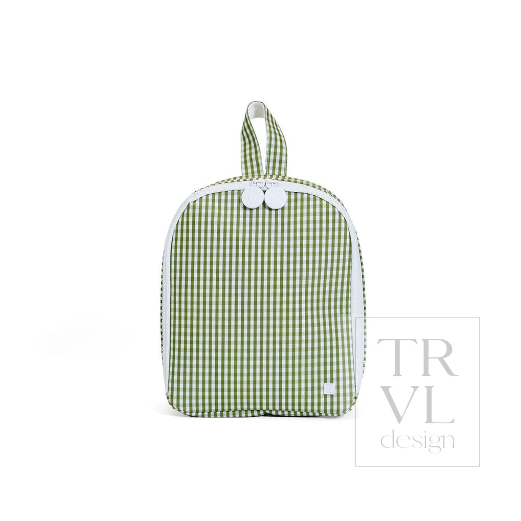 Bring it Lunch Box In Gingham Moss