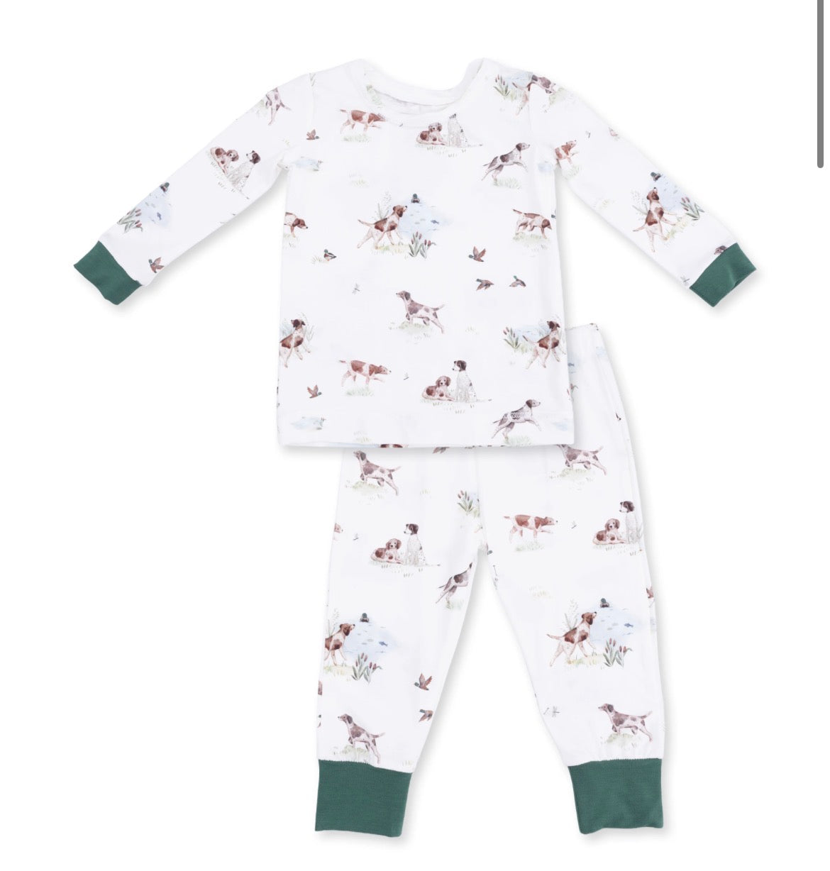 Pointer Pups and Duck Buddies Long Sleeve Loungewear Set