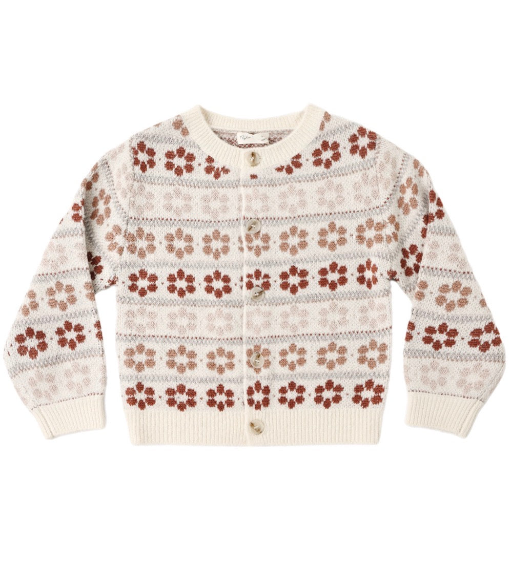Cheyenne Cardigan Flower Fair Isle
