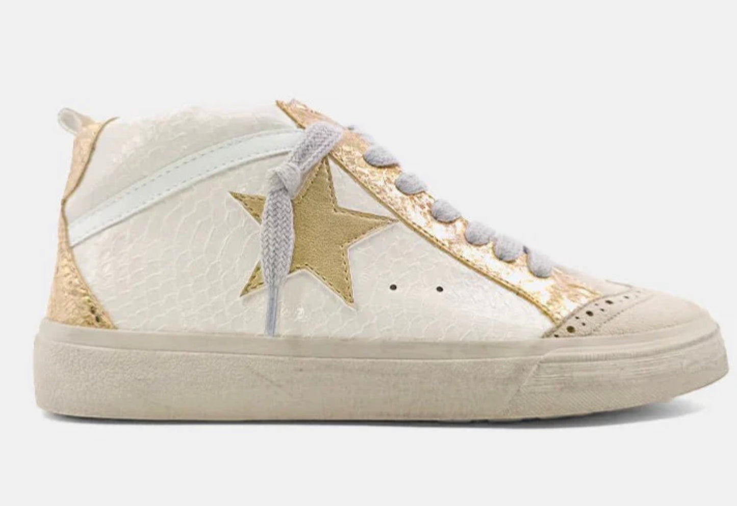 SHU SHOP CHILD AND YOUTH PAULINA SNEAKER- BLUSH SNAKE
