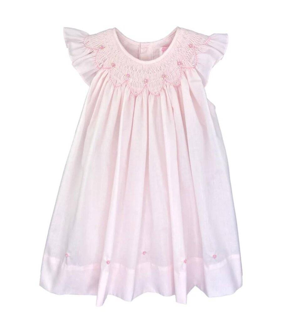 Pink gown with embroidery style.5233