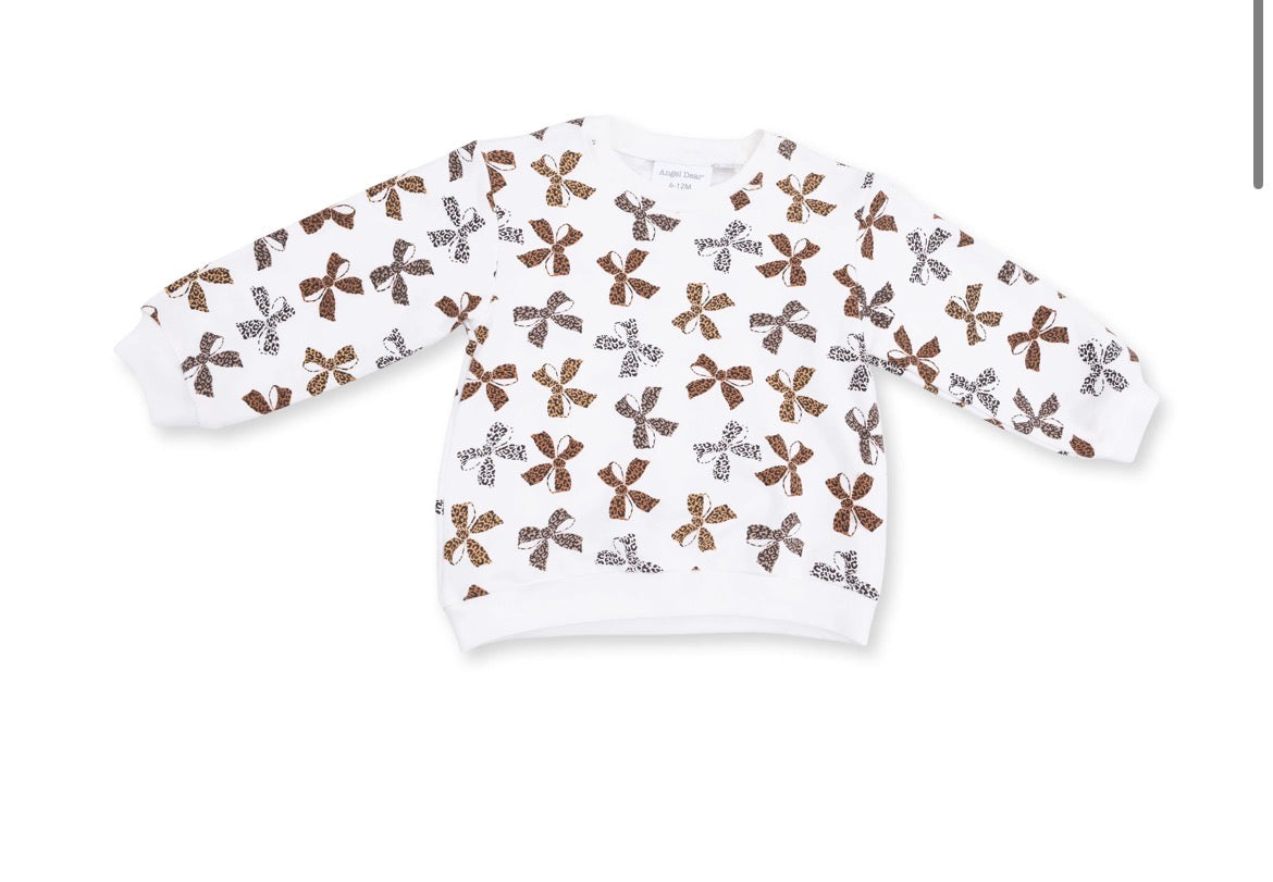 Leopard French Terry Oversized Sweatshirt