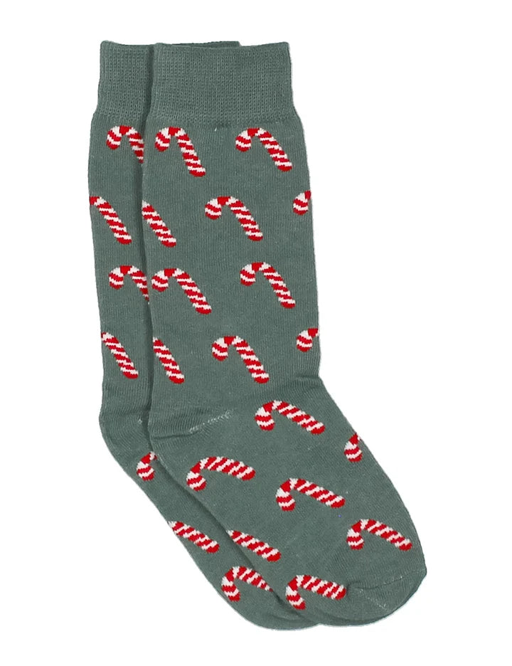 Lucky Duck Socks Candy Cane