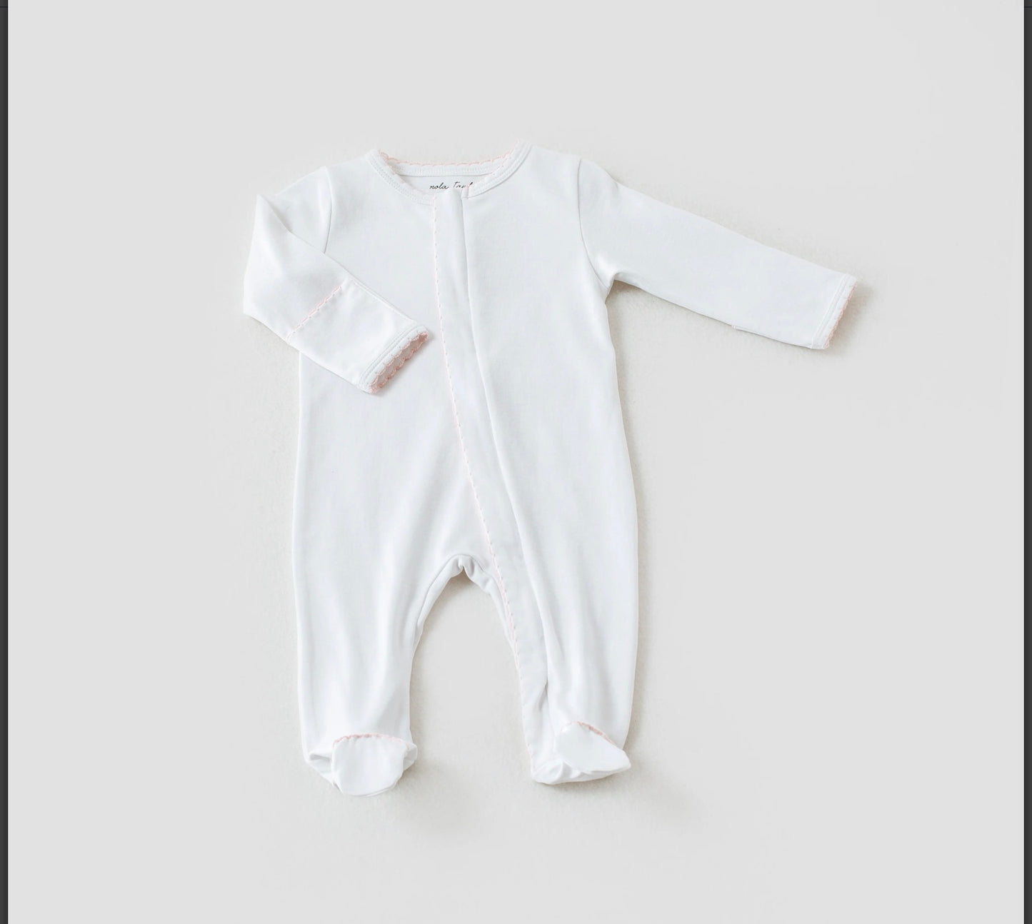 Nola Tawk Blanks Footie Baby Pink