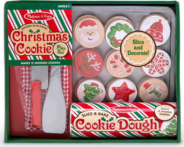 Wooden Slice Christmas Cookie