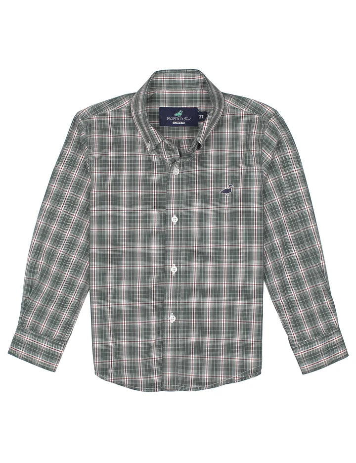 Boys Seasonal Sportshirt Misletoe