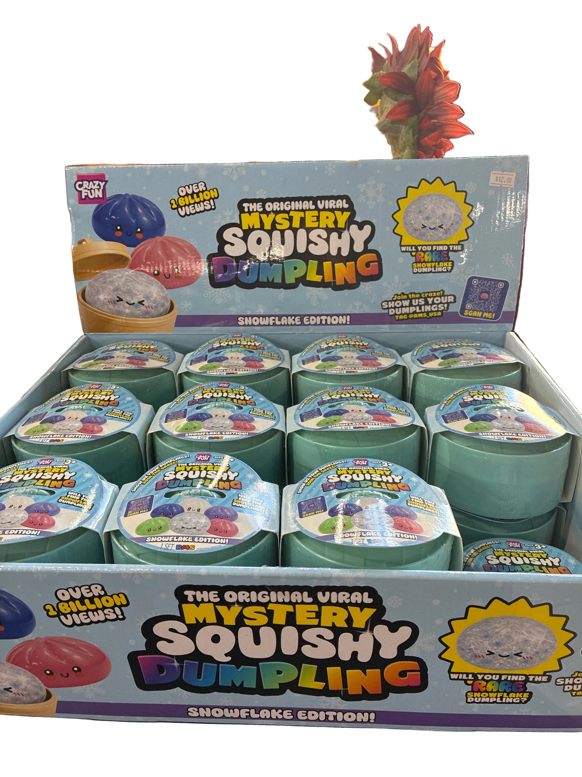 RMS® Crazy Fun™ SNOWFLAKE EDITION MYSTERY SQUISHY