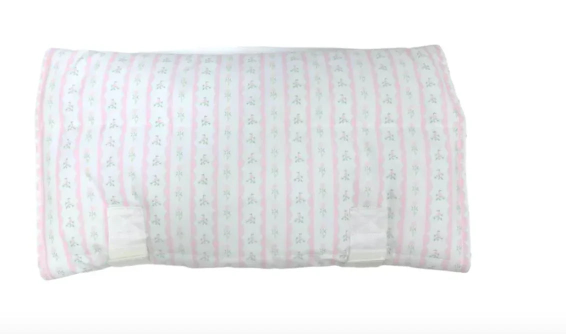 Pink Ribbon Floral Nap mat