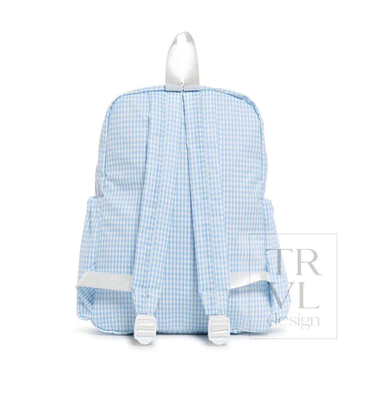 Blue Gingham Mist Backpacker