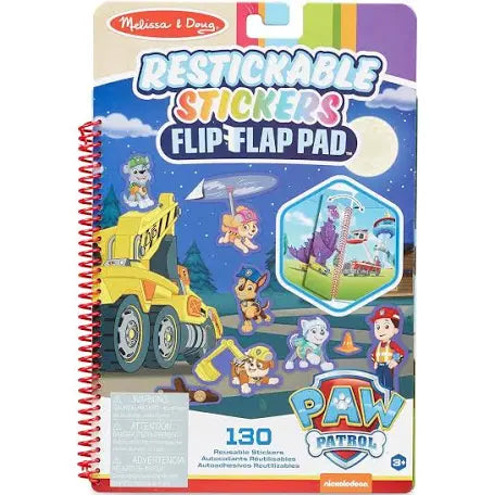 Restickable Stickers Flip Flap Pad