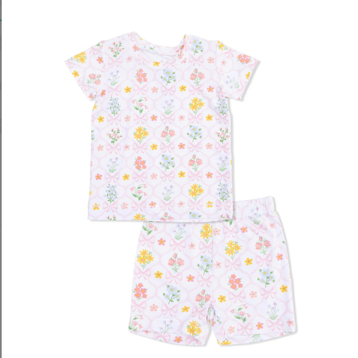 Spring Bloom Bows Trellis Pajama Set