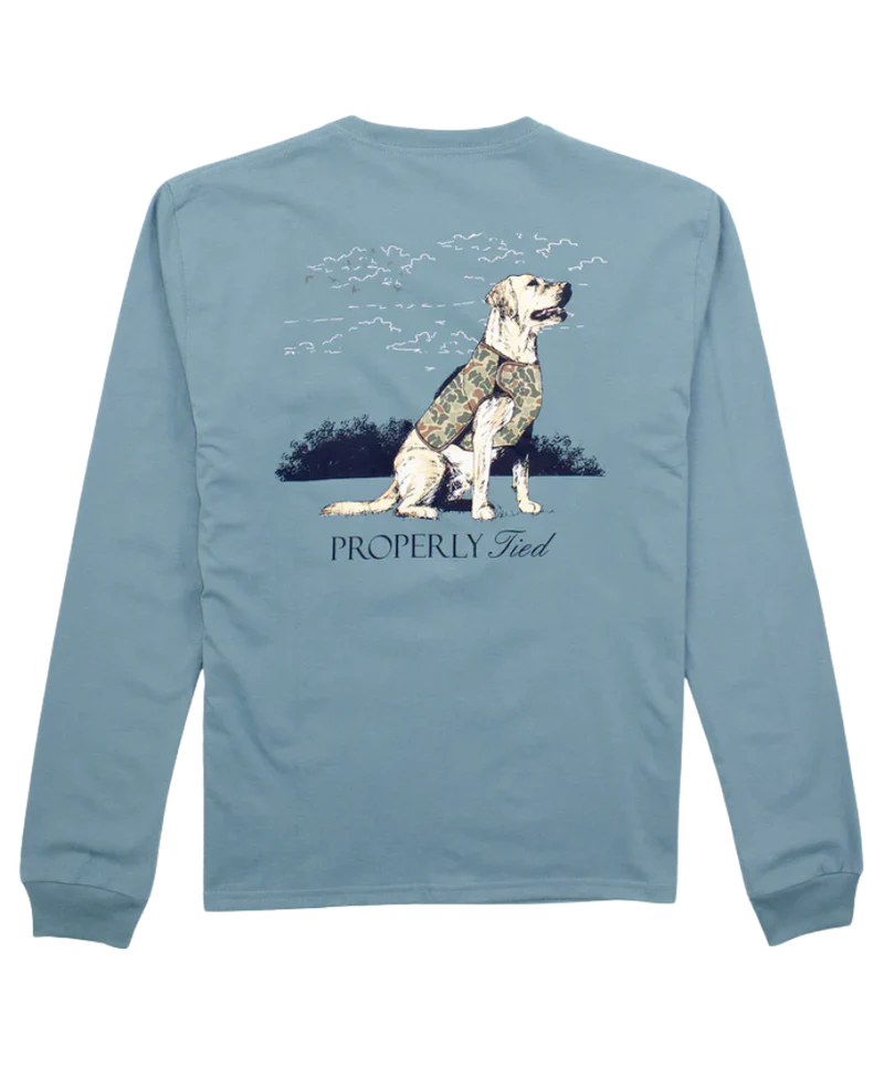 Boys Good Boy LS Steel Blue