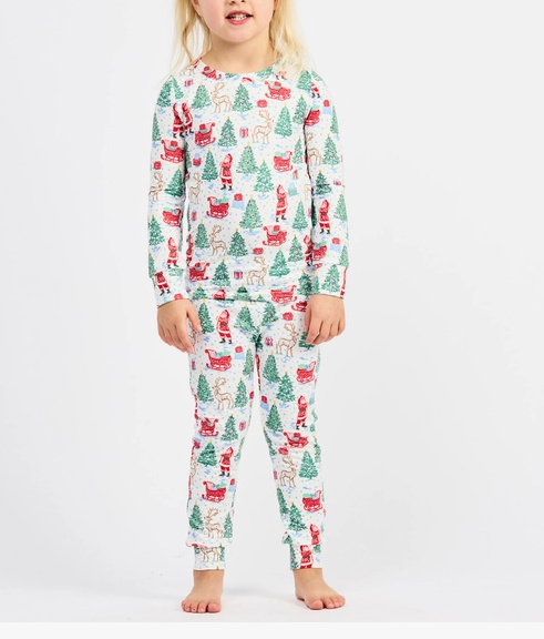 Tidings and Toil Multi Annie Toddler Pjs