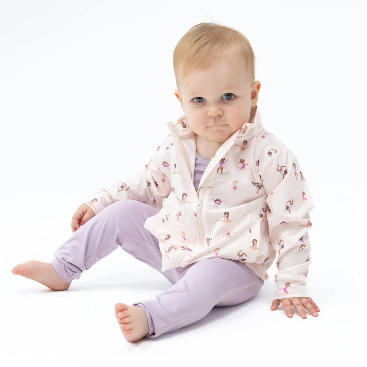 Tiny Tumbler Mock Neck Jacket