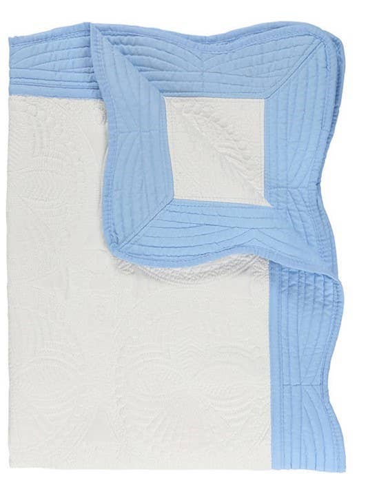 Heirloom Quilt - Baby Quilt Blanket Monogram