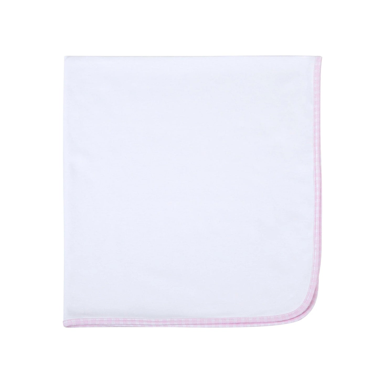 New Beginnings Pink Receiving Blanket