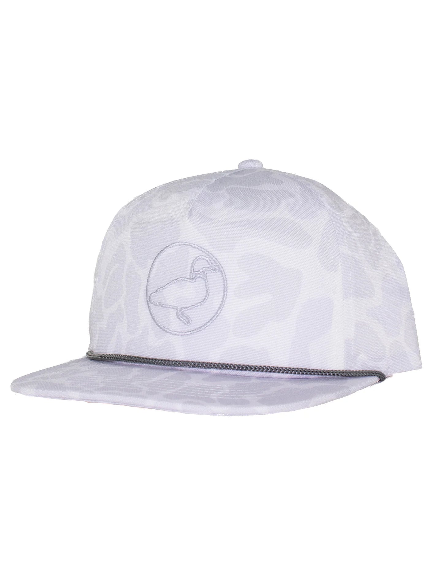 Polar Camo Boys Sportsman Rope Hat