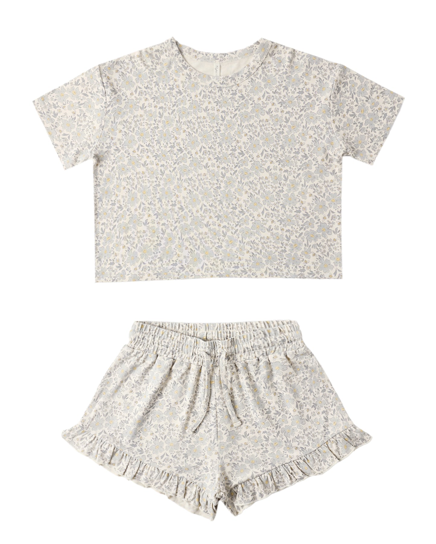 Blue Meadow Short Set