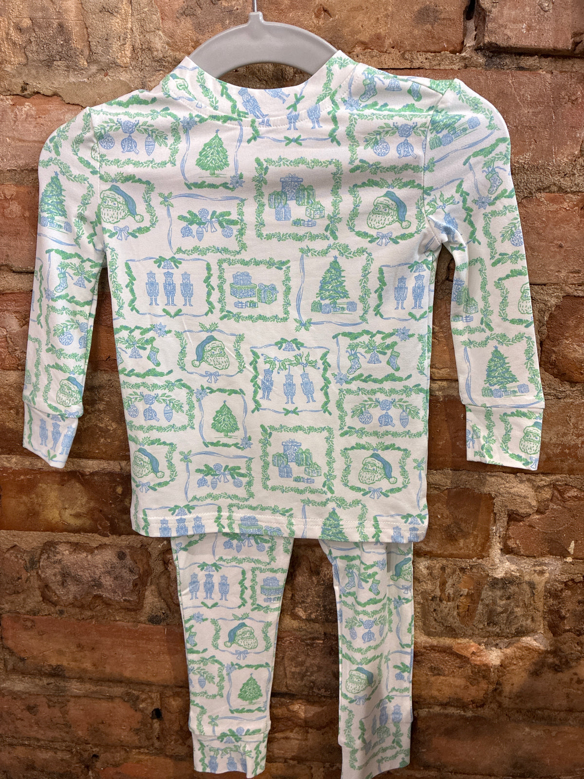 Yuletide Vignettes Blue Anna Toddler PJ