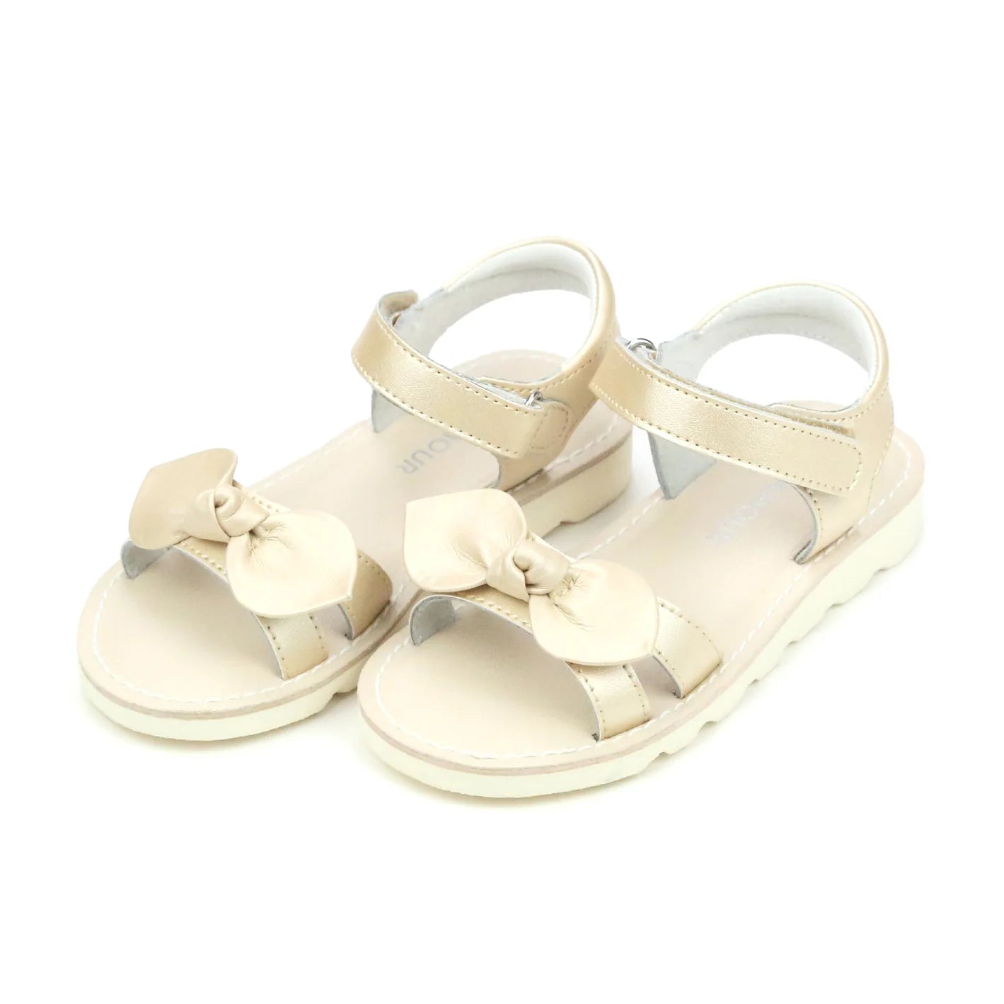 Champagne Josie Scalloped Sandal