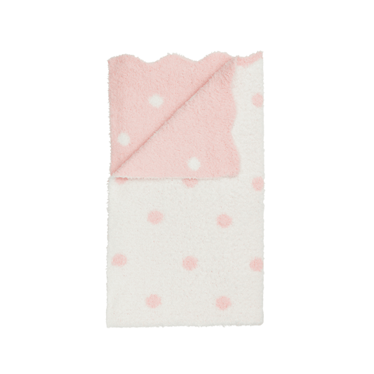 Polka Dot Chenille blanket