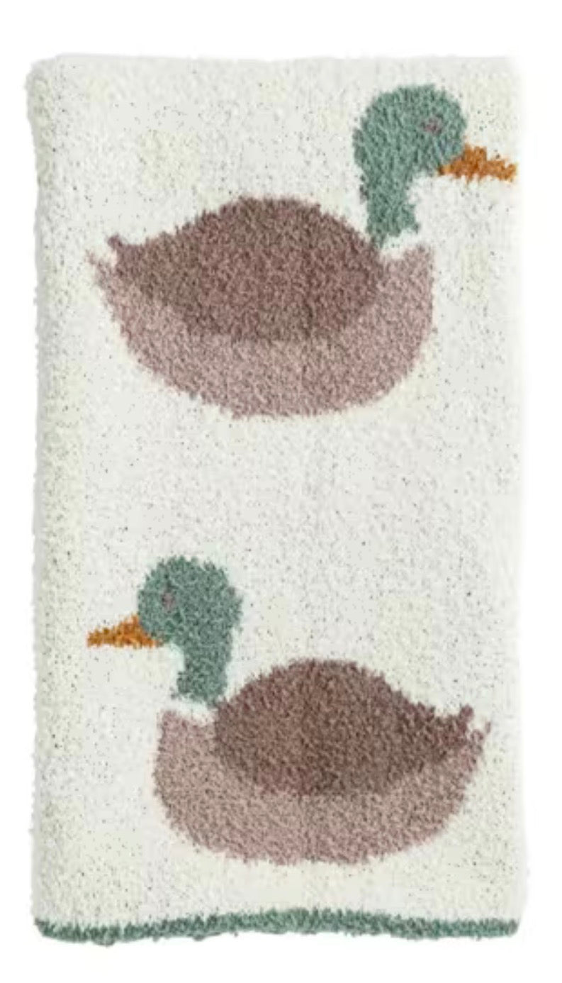 Mallard Duck Chenille Blanket