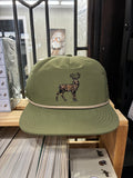 Properly Tied - Whitetail green rope hat