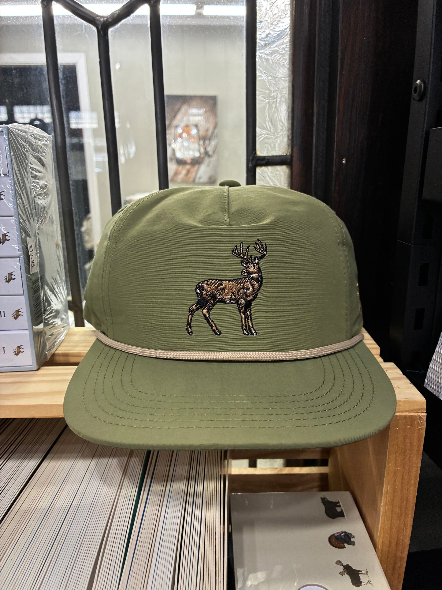 Properly Tied - Whitetail green rope hat