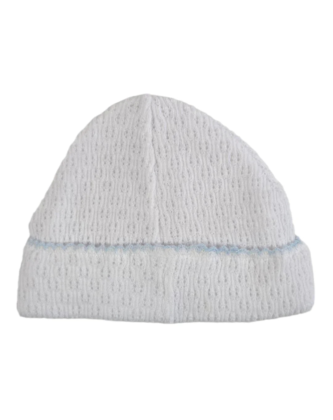 White Hat with Blue Lining