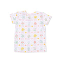 Loungewear Short Set Floral Bows