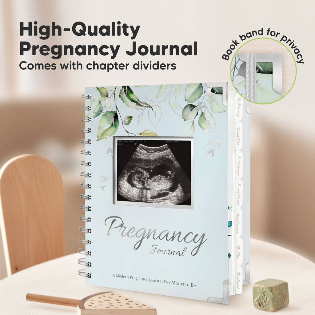 KeaBabies Inspire Pregnancy Journal (Frost)