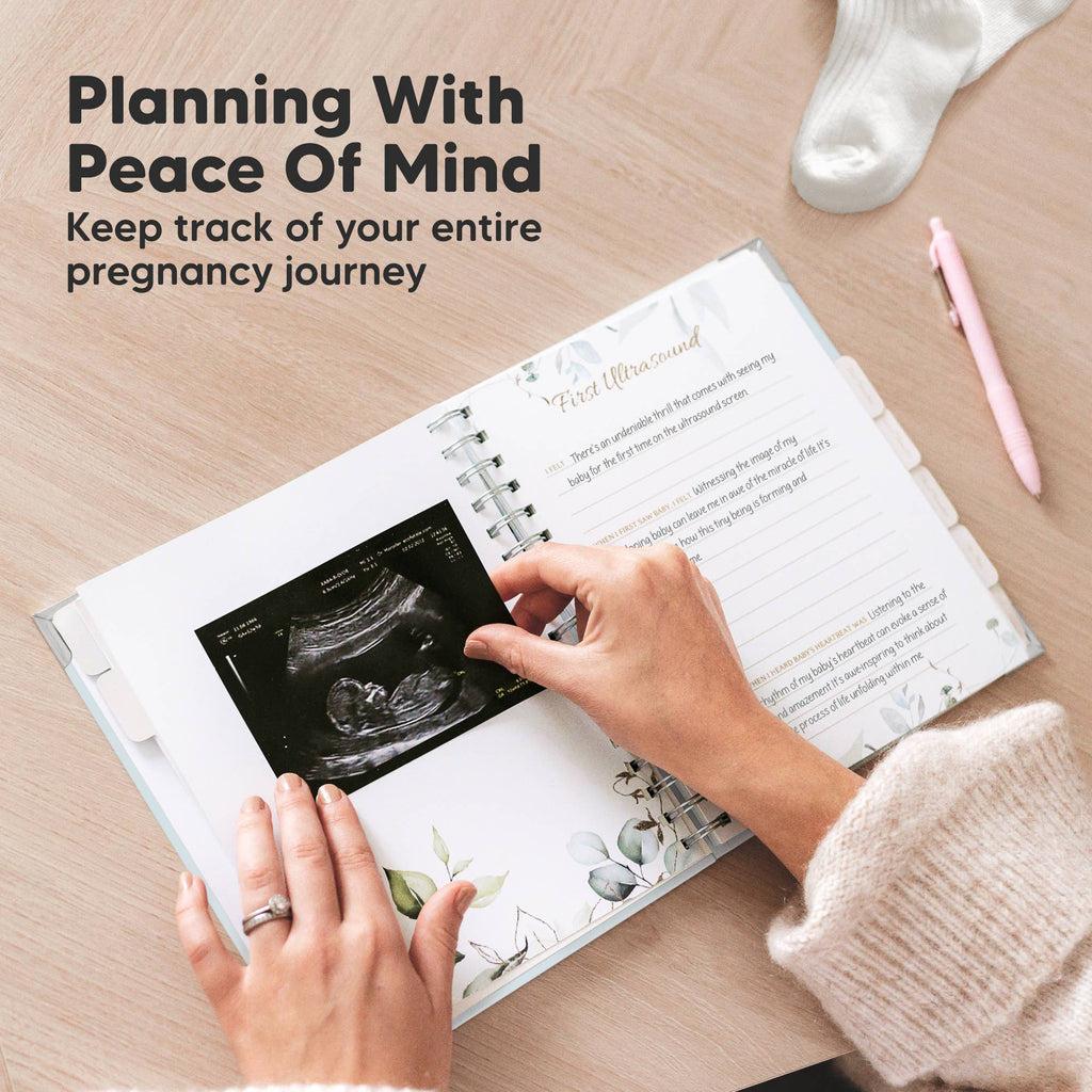KeaBabies Inspire Pregnancy Journal (Frost)