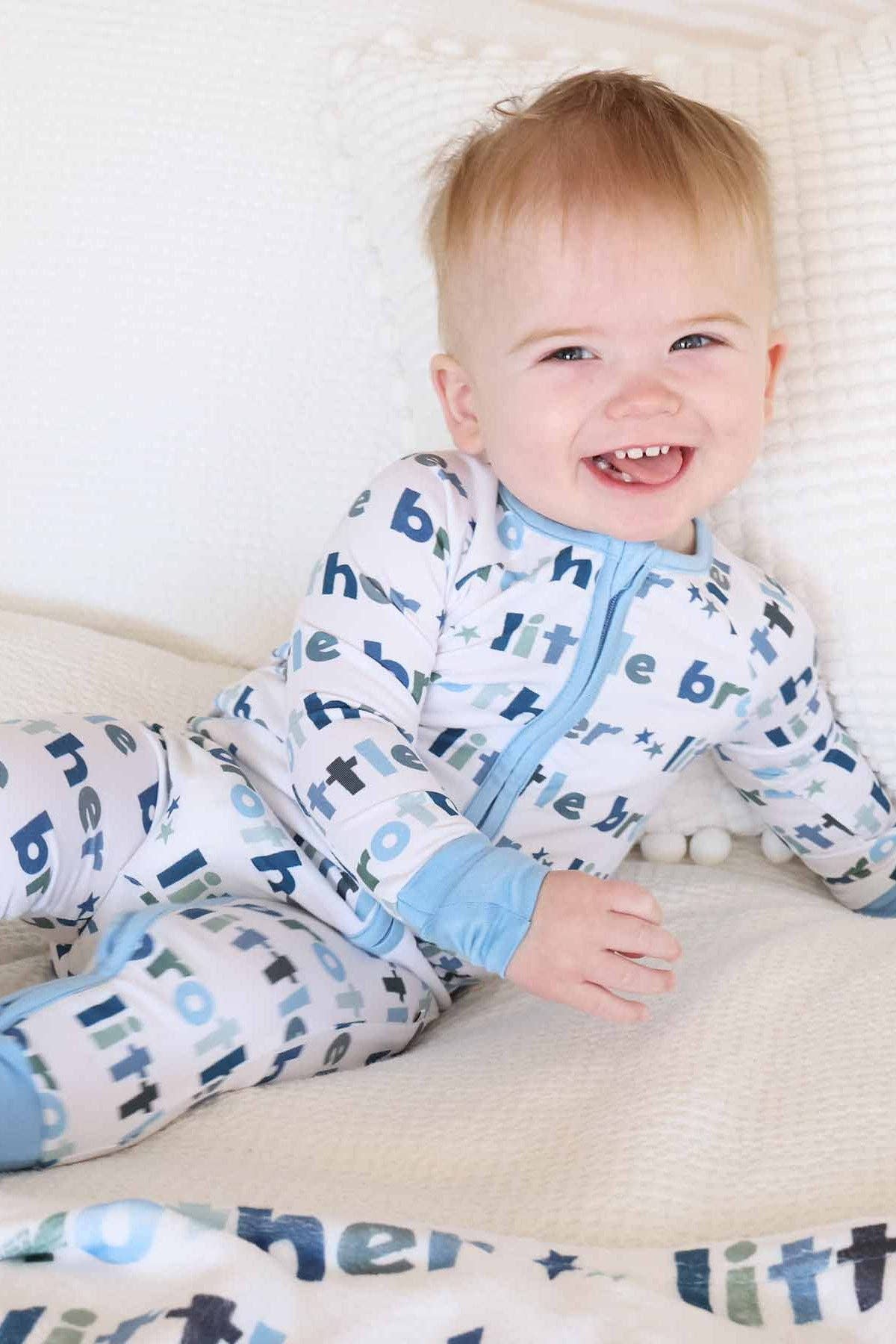 Little Brother Convertible Bamboo Zip Romper