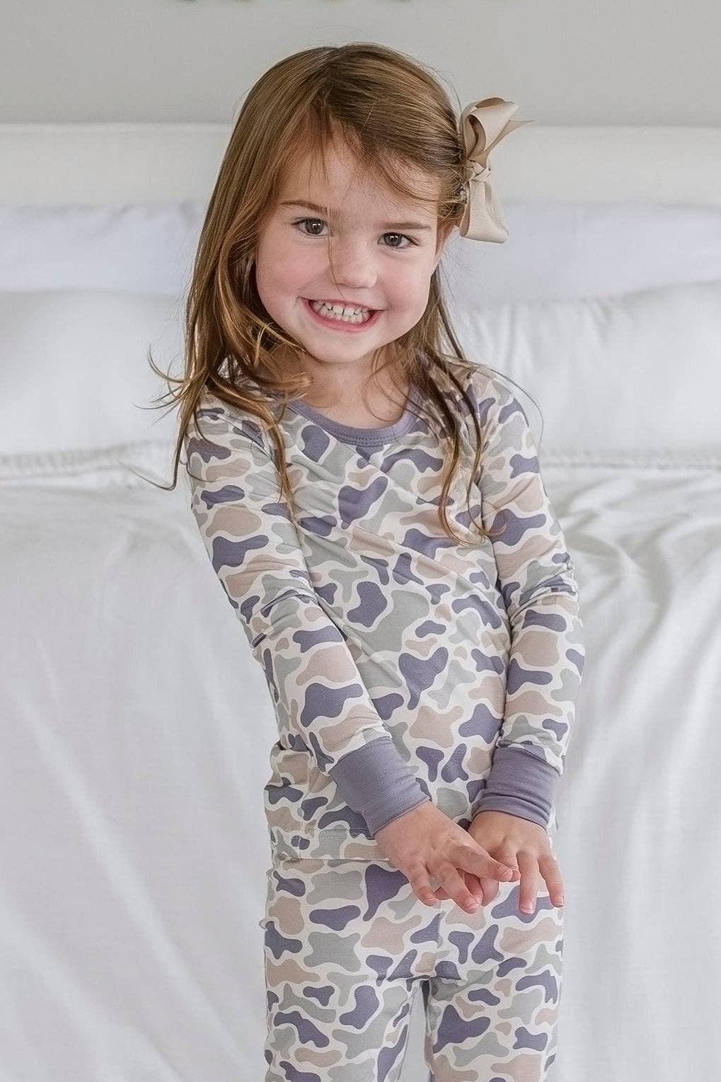 Two-Piece Bamboo Pajama Set | Camo Cutie