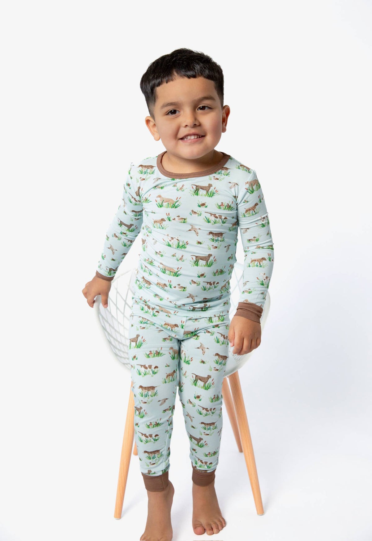 Delta Bird Hunting Dogs Pajama Set