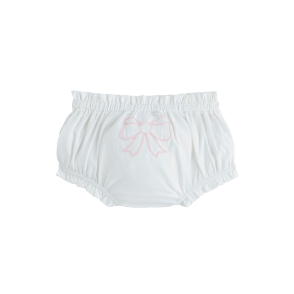 Boucle Bow Diaper Cover