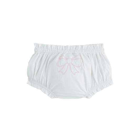 Boucle Bow Diaper Cover