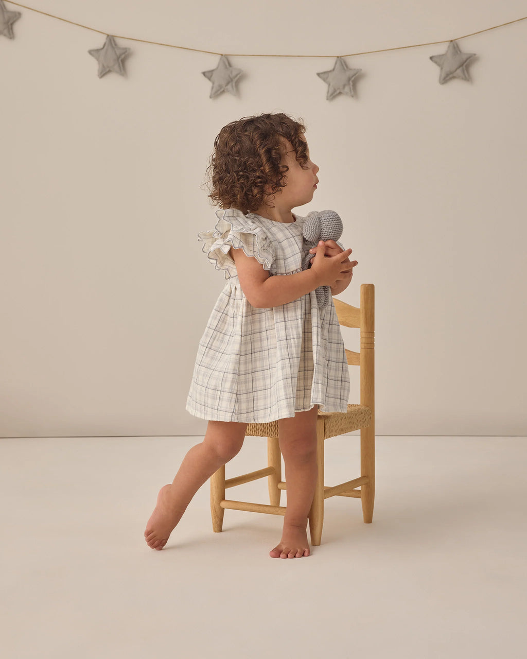 Blue Plaid Alina Dress