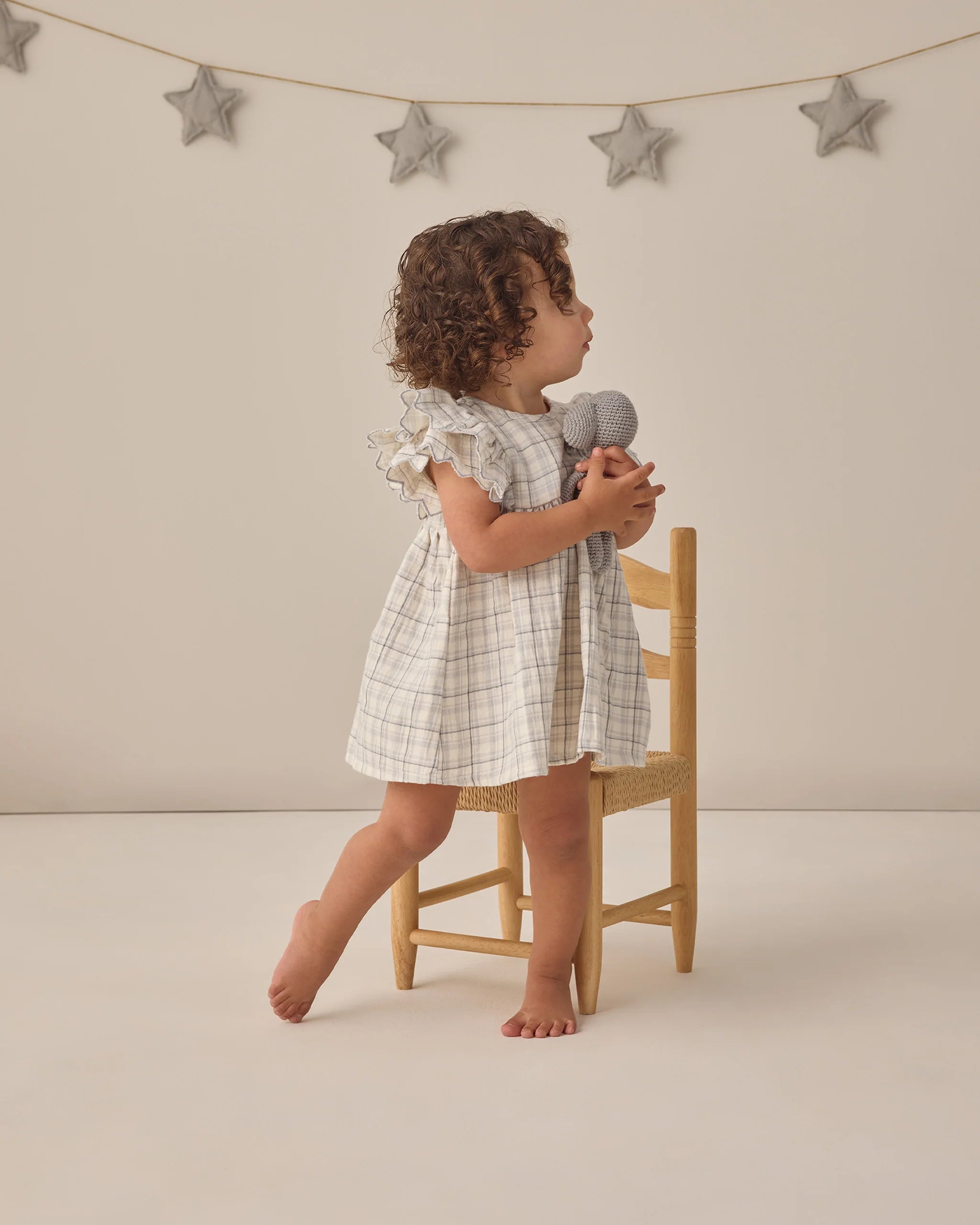 Blue Plaid Alina Dress